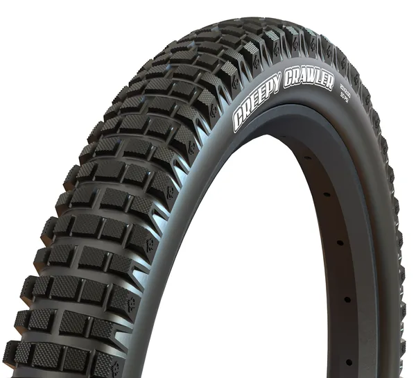 Maxxis Creepy Crawler — three-quarter view